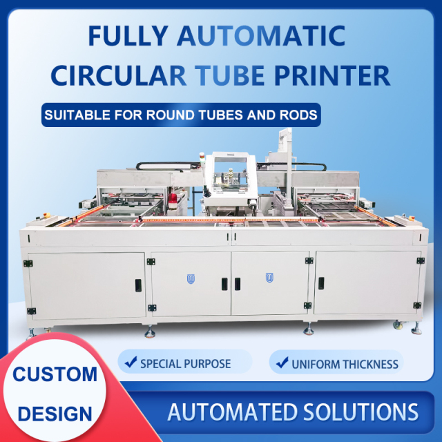 Fully Automatic Round Tube And Rod Screen Printer,JYSP
