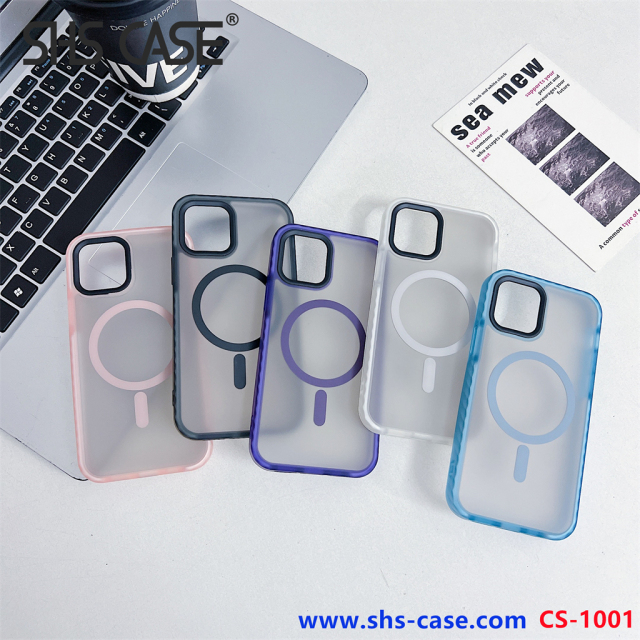 SHC CASE,2 in 1 skin-feeling magnetic shell phone case,phone case,fundas