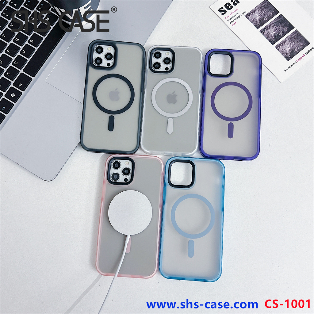 SHC CASE,2 in 1 skin-feeling magnetic shell phone case,phone case,fundas
