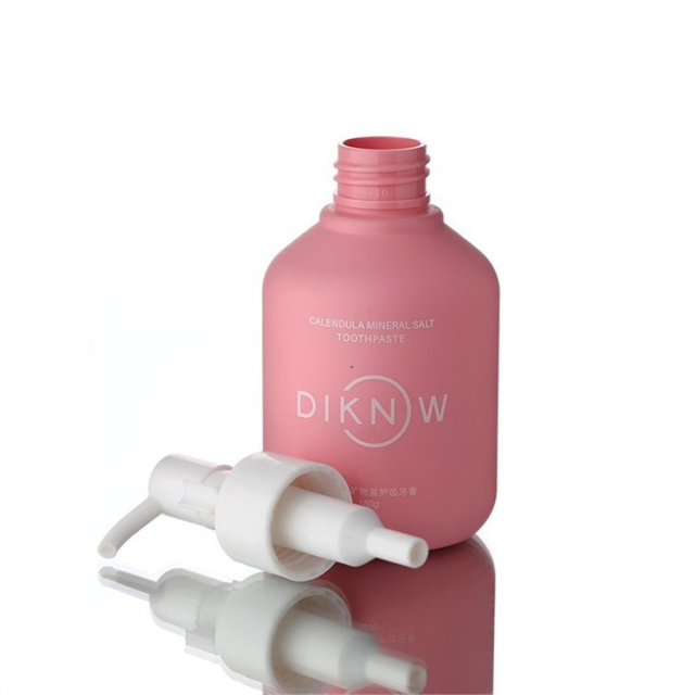 Plastic Toothpaste Pump Bottle