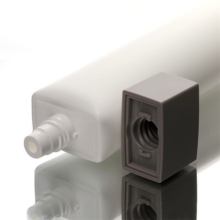 Cosmetic Tube With Square Cap