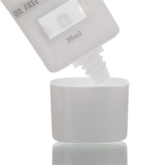 Plastic Cosmetic Tube With Window