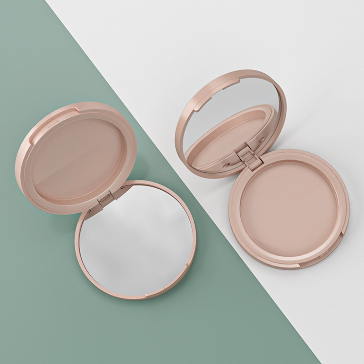 Snap fastener type Powder compact china factory