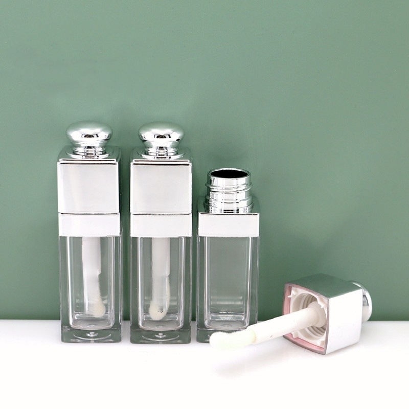 marble lip gloss tubes square with wands wholesale