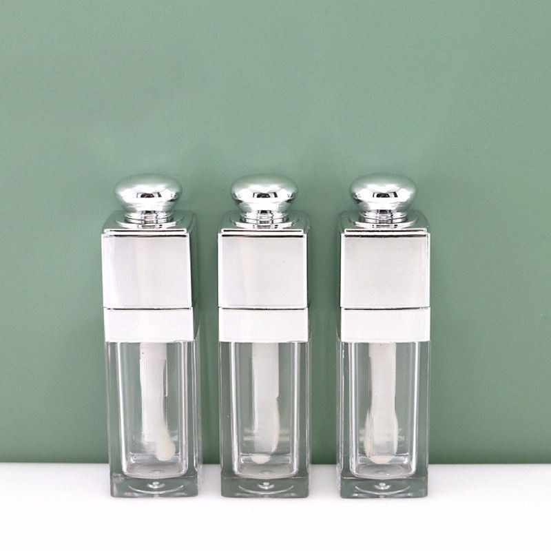 marble lip gloss tubes square with wands wholesale