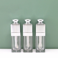 marble lip gloss tubes square with wands wholesale