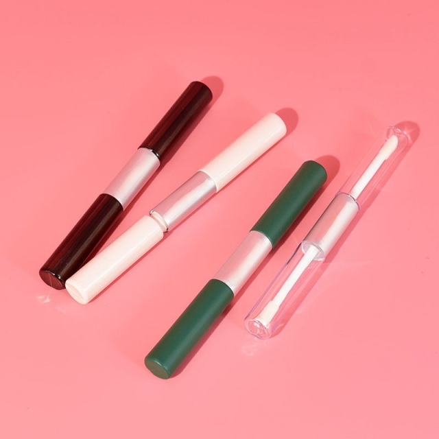 PET PETG double ended lip gloss tubes factory