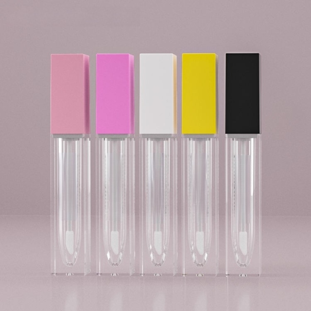 Empty liquid lipstick tube container petg lip gloss tubes china factory