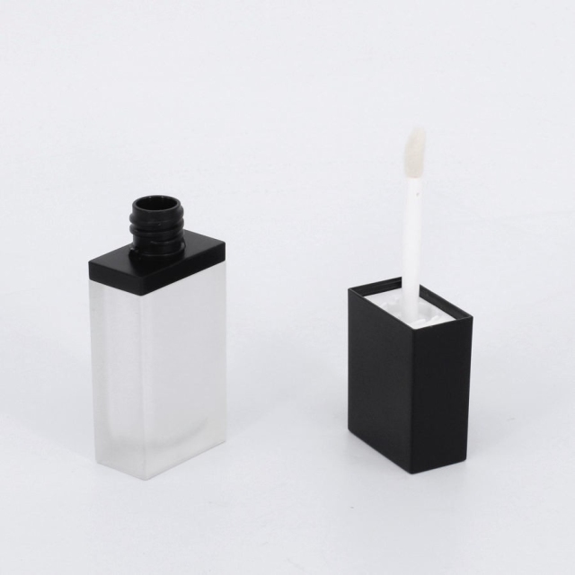 square flat abs lip gloss tubes liquid gold