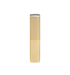 3.6g gold color square shape Aluminium slim lipstick tube