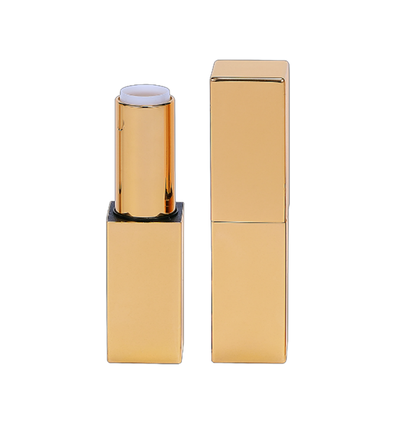 4.7/5g gold color square Aluminum lipstick tube