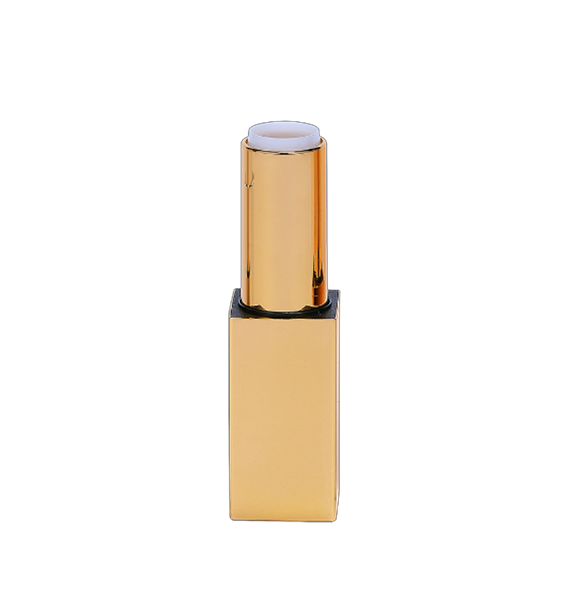 4.7/5g gold color square Aluminum lipstick tube
