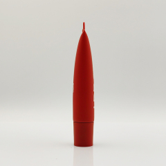 15ml Hot Sell Wholesale PE Clear Slanted Tip Tube Liquid Lipstick Container screen printing Lip Gloss Cosmetic Packaging