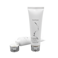 110ml Newly Designed Round Tube screen printing Plastic soft cosmetic hand cream sunscreen plastic packaging squeeze tube