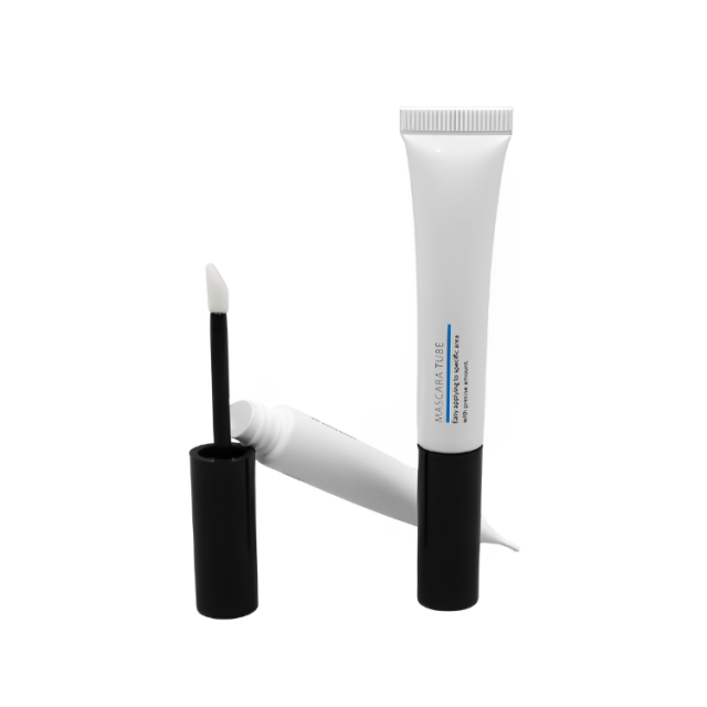 Hot sell 5ml soft squeeze screen printing empty lip gloss container with brush lip gloss tube with plastic applicator