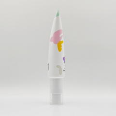 30ml cosmetic luxury cream airless pump tube skincare Screen Printing Cream Sunscreen Plastic Packaging Tube for eye cream