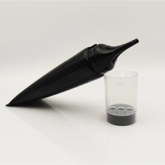 Customized 80ml Hair Dye Comb Soft Tube for cosmetics packaging empty tube Hair and Scalp Care With Comb Applicator