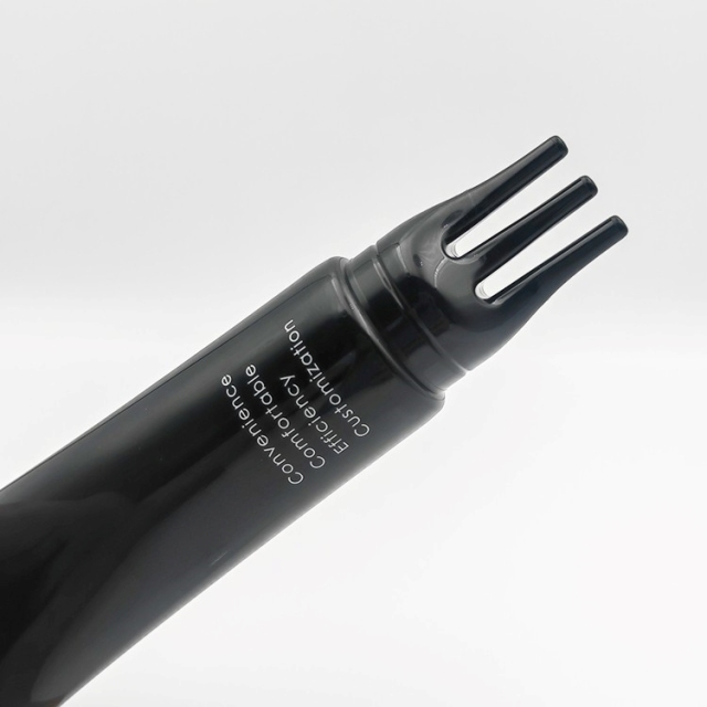 Customized 80ml Hair Dye Comb Soft Tube for cosmetics packaging empty tube Hair and Scalp Care With Comb Applicator