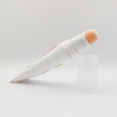 20ml Stylish Sponge Applicator Tip Tube Lip Gloss Tube with Custom Logo and Screen Printing for liquid concealer blush