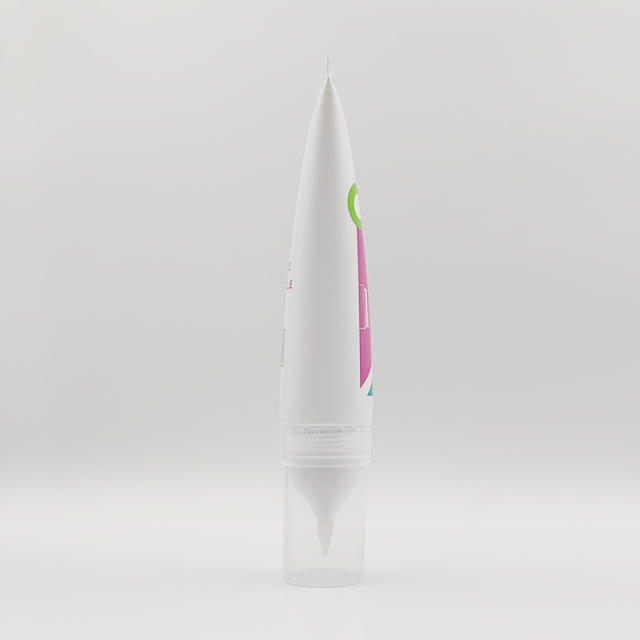 30ml Silicone Applicator Head with Soft Spatula Tip Tube Facial Massage Plastic Cosmetic Tube for Sleep Mask and lip gloss