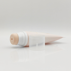 Stylish wholesale 20ml-80ml cosmetic sponge applicator tip tubes with Custom Logo and Screen Printing for liquid foundation