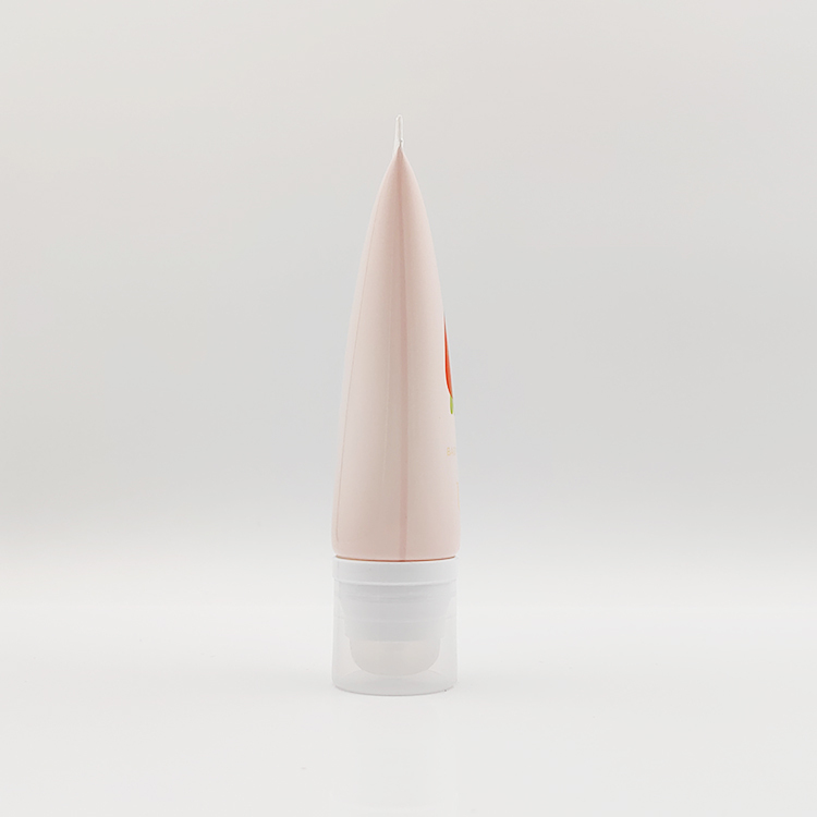 20ml-80ml Stylish silicone head Tube with Custom Logo and Screen Printing plastic tube with cosmetic silicone applicator