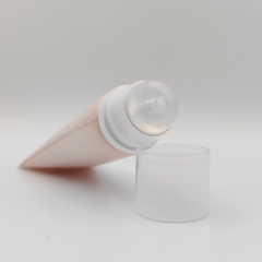 20ml-80ml Stylish silicone head Tube with Custom Logo and Screen Printing plastic tube with cosmetic silicone applicator