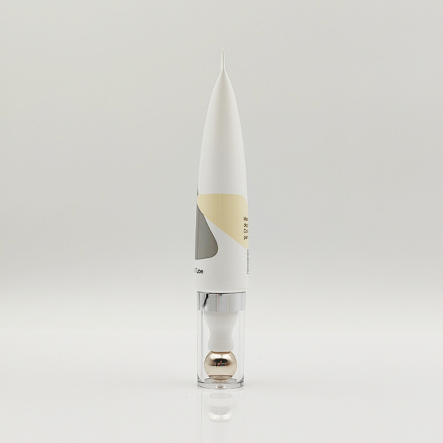 Luxury 15ml Roller Ball Tube packaging with alloy metal massage applicator eye cream massage tube 20ml ball cosmetic tube