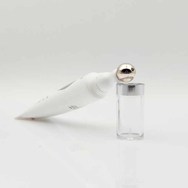 Luxury 15ml Roller Ball Tube packaging with alloy metal massage applicator eye cream massage tube 20ml ball cosmetic tube