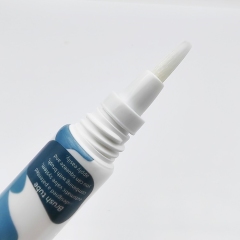 Wholesale 15ml PBT brush applicator tube soft squeeze screen printing lip gloss containers tube empty brow gel tubes with brush