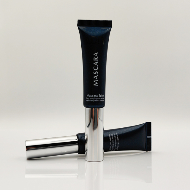 15ml Best selling eco-friendly mascara wand tube soft squeeze screen printing for Eye Makeup cosmetic plastic packaging