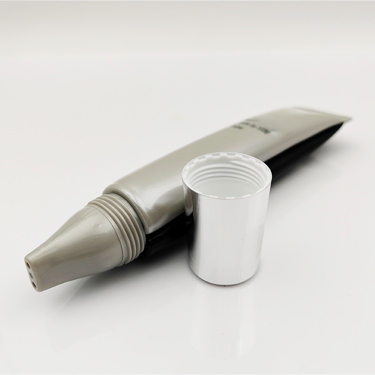 40ml Innovative designed Side By Side Tube for dual chamber double tube Combined into one Plastic Cosmetic Packaging tube