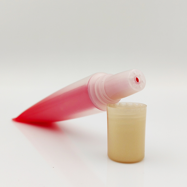 Innovative 20ml 2 in 1 dual chamber tube in tube Empty Plastic Cosmetic Screen Printing Packaging eye cream squeeze tube