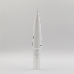 Hot sell 15ml Customized Soft Spatula Cosmetic Plastic lip gloss tube silicon applicator for Nail Polish and Eye Cream Packaging