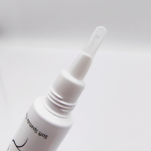 Hot sell 15ml Customized Soft Spatula Cosmetic Plastic lip gloss tube silicon applicator for Nail Polish and Eye Cream Packaging