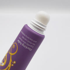 Best selling 20ml Flocking Tip applicator tube soft squeeze screen printing lip gloss tube empty wholesale lip gloss tubes