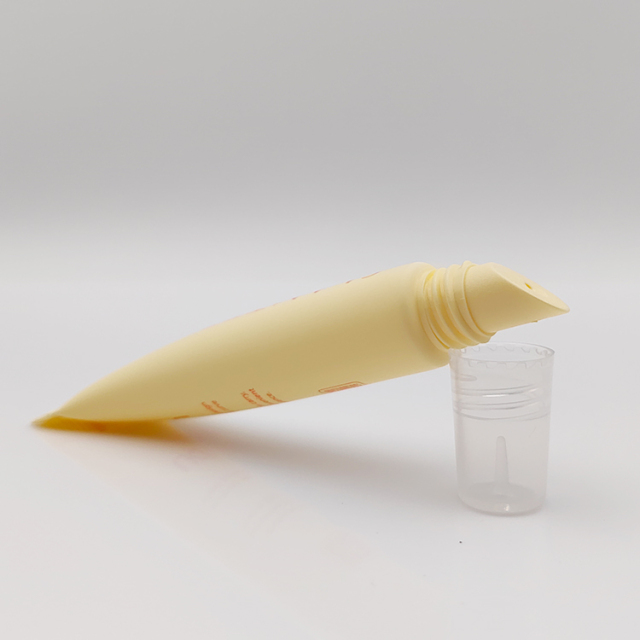 Customized wholesale 10ml lip gloss tube Screen Printing Packaging for Cosmetic empty Plastic Tubes with slanted lip applicator