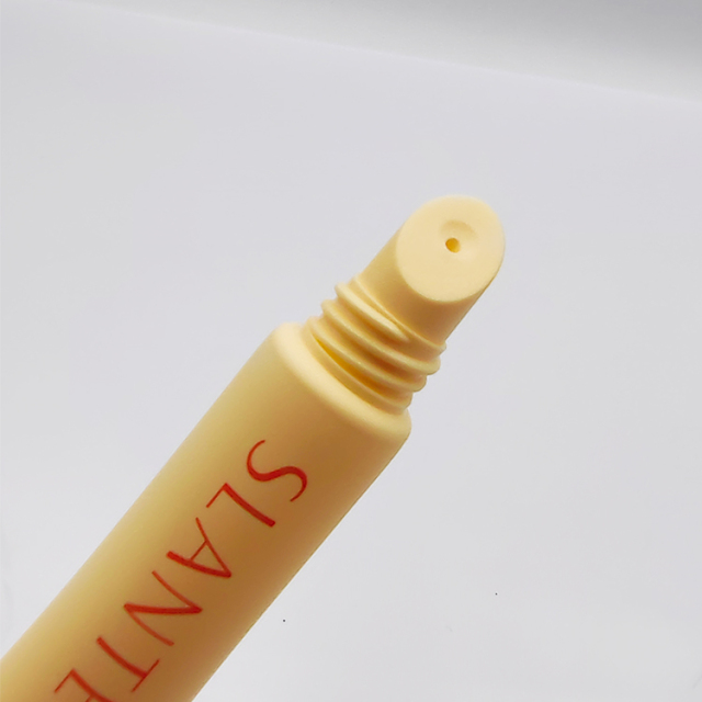 Customized wholesale 10ml lip gloss tube Screen Printing Packaging for Cosmetic empty Plastic Tubes with slanted lip applicator