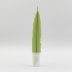 15ml Slanted Flocking Tip applicator tube soft squeeze screen printing label custom lip gloss squeeze tubes with logo