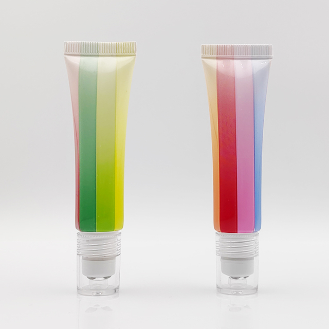 High-end eye cream massage tube 20ml ball cosmetic 3 Metal Bead Roller Balls Octagonal cosmet Tube eye serum Packaging