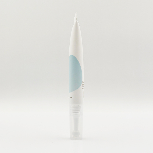 Hot sell 10ml Spot Tip Tube with Mental Roller ball Packaging with Single Steel Ball for eye cream ointment massage hot tube