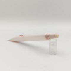 2ml Flocking Tip Tube lip gloss container cosmetic packaging hot stamping liquid concealer sponge applicator cosmetic tube D10 Diameter supper thin tube
