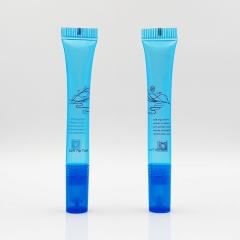 Stylish 10ml Slanted Tip tube soft squeeze screen printing lipstick tubes with customized logo mini lip gloss samples tubes