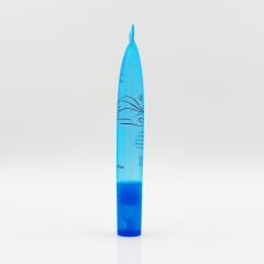 Stylish 10ml Slanted Tip tube soft squeeze screen printing lipstick tubes with customized logo mini lip gloss samples tubes