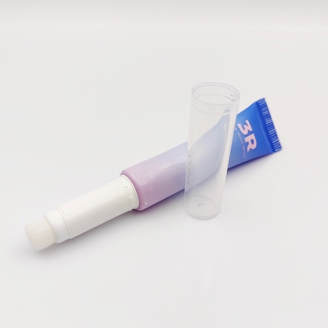 Luxury 10ml PBT brush applicator tube soft squeeze screen printing lip gloss containers tube
