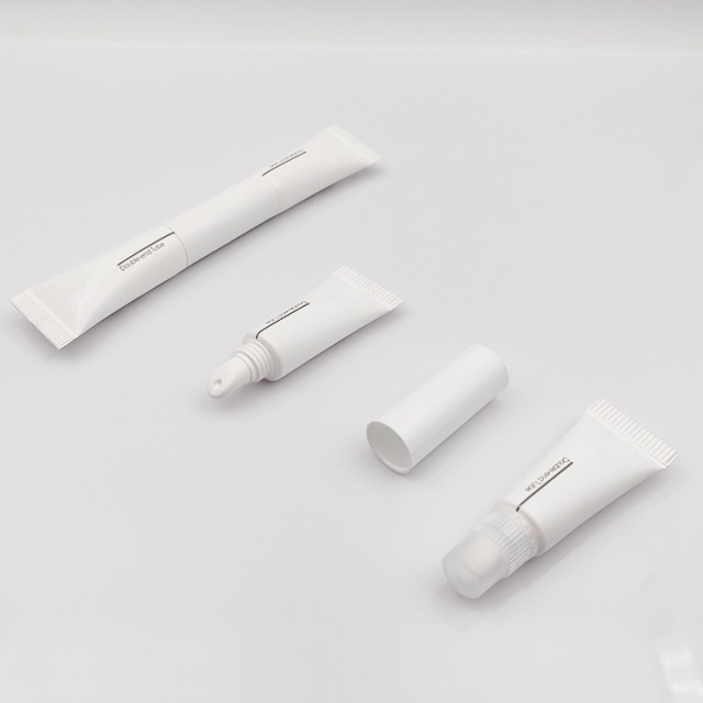 5ml lip gloss tubes Double-end Tube With Slanted Tip lip balm tube empty customized logo screen printing ointment container