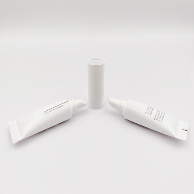 5ml lip gloss tubes Double-end Tube With Slanted Tip lip balm tube empty customized logo screen printing ointment container