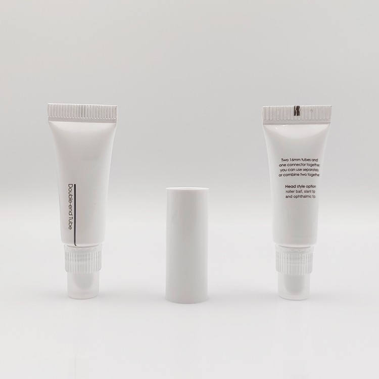 5ml lip gloss tubes Double-end Tube With Slanted Tip lip balm tube empty customized logo screen printing ointment container