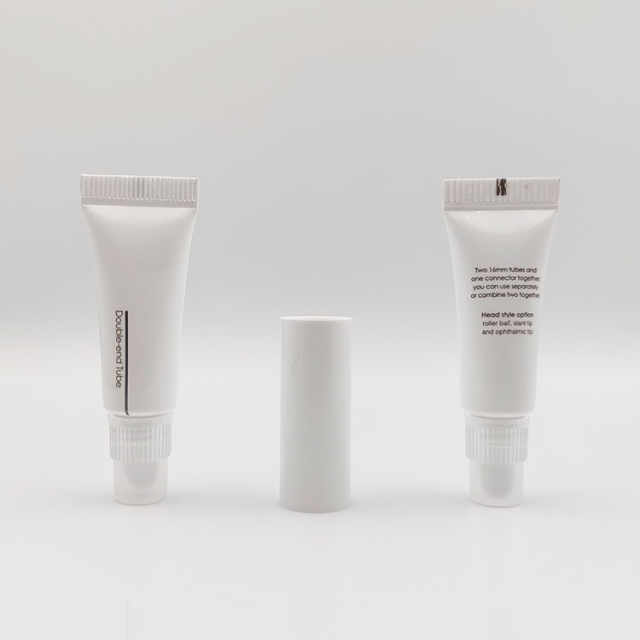 5ml lip gloss tubes Double-end Tube With Slanted Tip lip balm tube empty customized logo screen printing ointment container