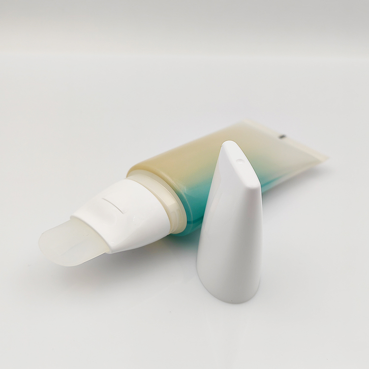Wholesale 20ml-120ml Empty Soft Spatula Tube with silicone applicator packaging eye cream face mask tube Screen Printing
